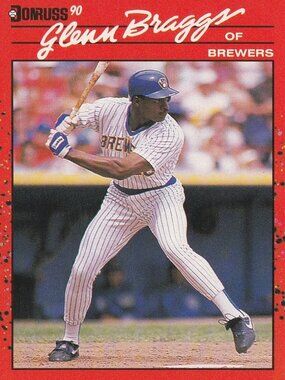 Glenn Braggs - Donruss 90 Baseball Card